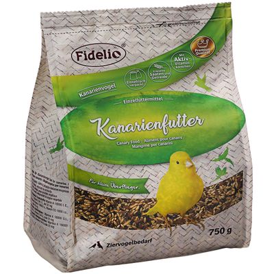 Fidelio Canary Bird Food with Active Vitamin Granules, 750 g