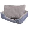 Tidyard Hand-Washable Dog Bed with PU-Coated Oxford Fabric and Faux Fur, 50 x 38 x 17 cm view 2