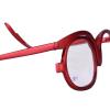 DBXOKK Women's Rotating-Lens Reading Glasses for Makeup, Red, +1.0 view 4