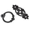 DUO ER Elegant Black Vintage Cabinet Ring Pull view 3