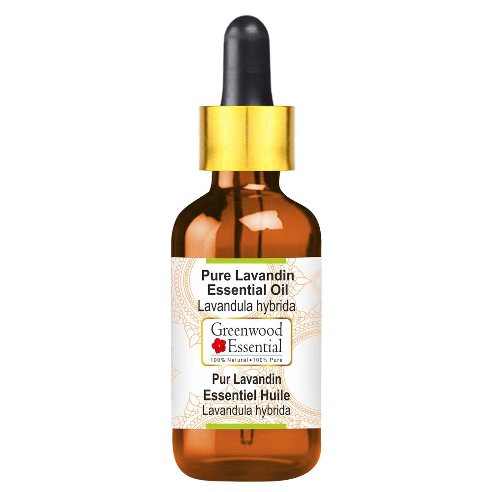 Greenwood Essential Pure Natural Lavandin Essential Oil (Lavandula hybrida), Steam-Distilled, 50 ml (1.69 oz)