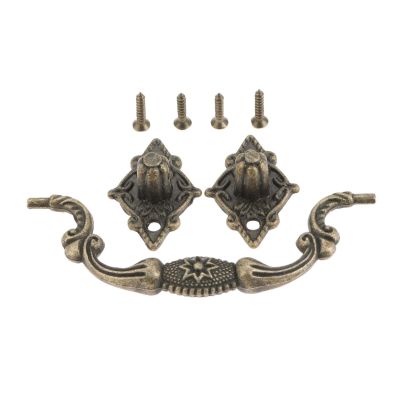 DUO ER Antique Cabinet Pull, 82 mm Hole Spacing