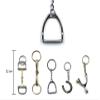 JA Horse - Keychain Pendant Horse Rider Pony (Stirrup) view 2