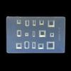 Buwei DIY Nail Art 3D Silicone Mold, Cat/Rabbit/Wing Square Resin Mold Jewelry Tools view 3