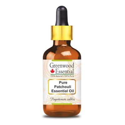 Greenwood Essential Pure Patchouli Essential Oil (Pogostemon cablin), Steam-Distilled, 50 ml (1.69 oz)