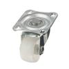 JINchao White PP Nylon Double-Wheel Swivel Casters, 10 kg Universal Casters for Furniture view 2