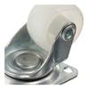 JINchao White PP Nylon Double-Wheel Swivel Casters, 10 kg Universal Casters for Furniture view 4