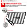 SEANATIVE Ethnic-Style PU Leather Toiletry Bag, Zetec Style view 3