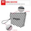 SEANATIVE Ethnic-Style PU Leather Toiletry Bag, Zetec Style view 4