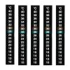 Baoblaze 5pcs Aquarium Temperature Strips Celsius Display view 1
