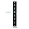 Baoblaze 5pcs Aquarium Temperature Strips Celsius Display view 3