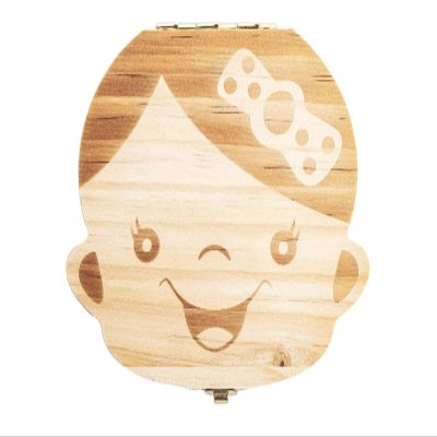 Memory Box for Baby Teeth and Hair, Girl