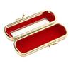 Inzopo Travel Lipstick Case, PU Lipstick Holder and Cosmetic Organizer with Mirror, Gold, as Described, No Metal view 2