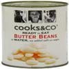 Cooks & Co Butter Beans in Water, 400 g, 2-Pack view 1