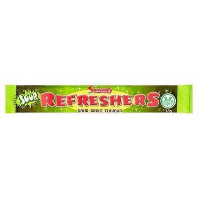 Refreshers Sour Apple Chewy Candy Bar - 18 g - Single Pack