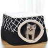 DUCHEN 2-in-1 Foldable Pet Cave Bed and Sofa view 3