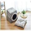 DUCHEN 2-in-1 Foldable Pet Cave Bed and Sofa view 4