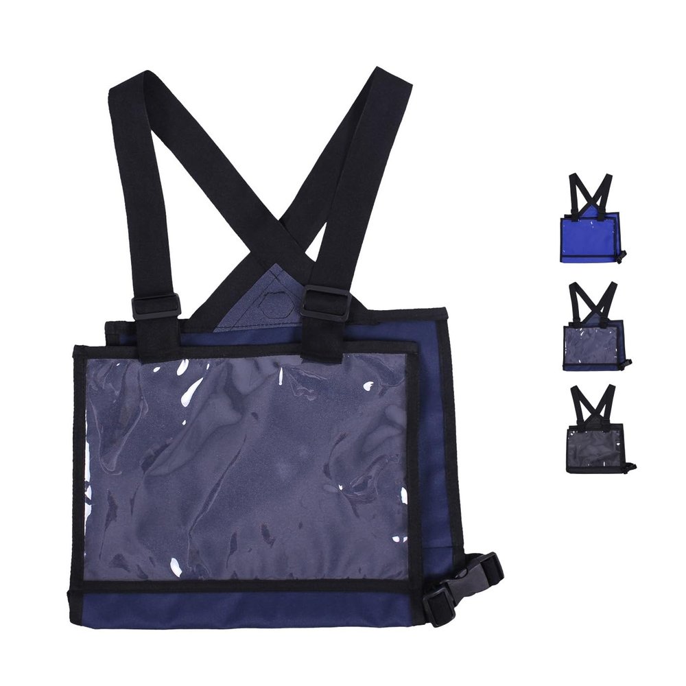 NETPROSHOP Back Number Holder, Competition Number Holder, Dark Blue