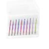 10-Piece Tungsten Steel Diamond Nail Drill Bit Set view 1