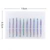 10-Piece Tungsten Steel Diamond Nail Drill Bit Set view 3