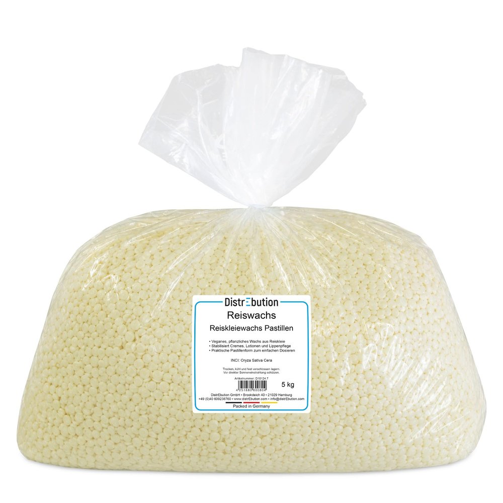 Rice Wax Pastilles 5 kg – Vegan Plant Wax
