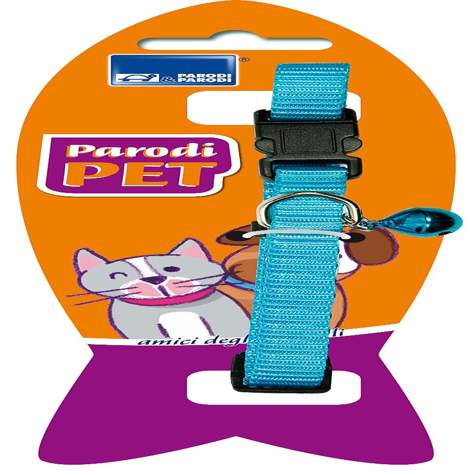 Parodi & Parodi Nylon Cat Collar with Safety Clip and Rattle, 20 g