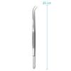 May - Aquarium Tweezers with Fine Tip and Curved End - 25 cm view 4