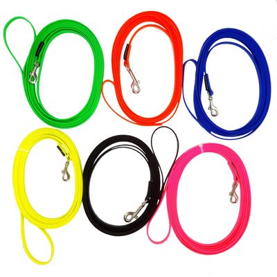 elropet Biothane Dog Long Line, 10 m, Neon Pink, 9 mm