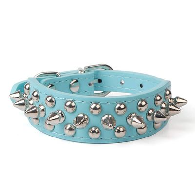 ETOPARS Spiked Leather Dog Collar