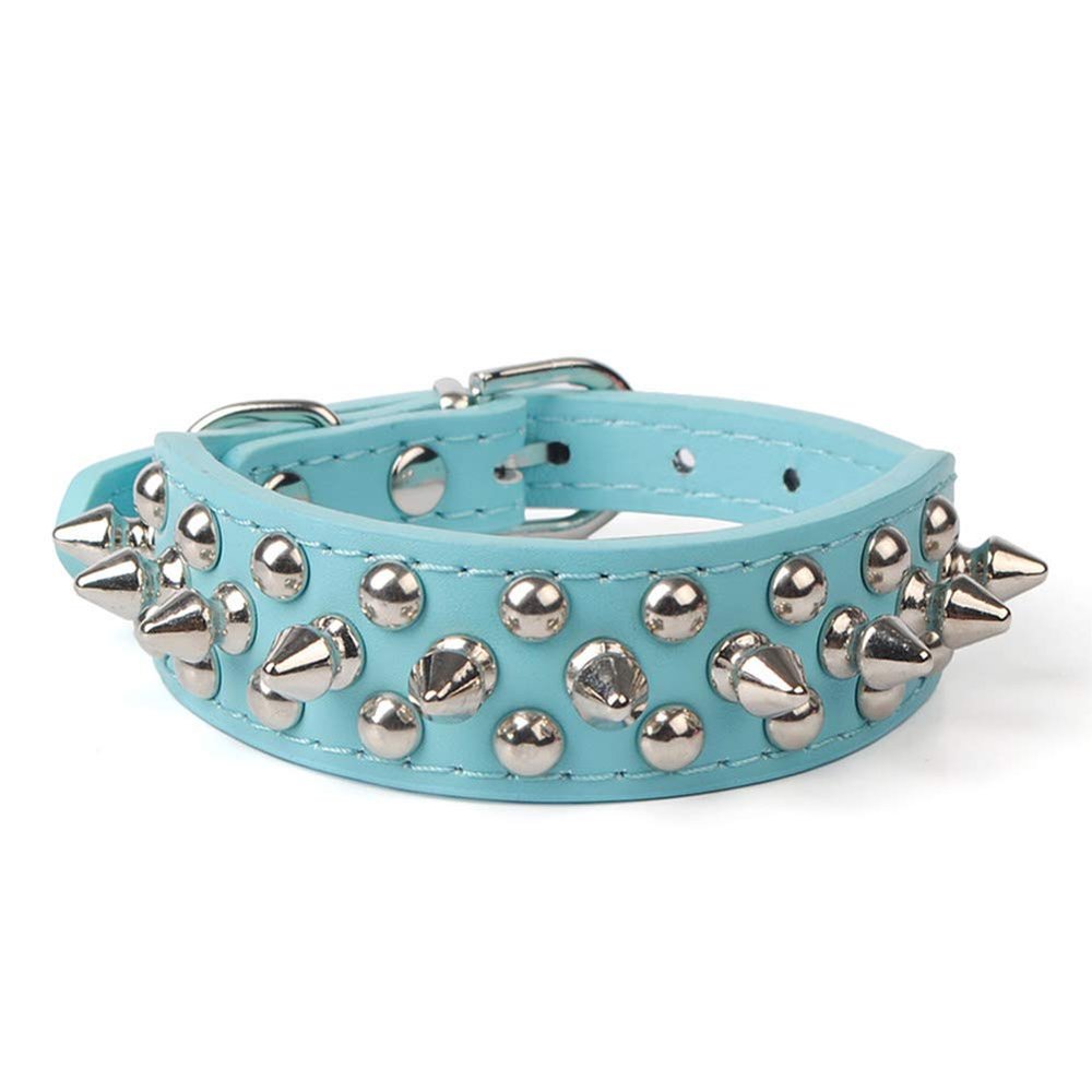 ETOPARS Spiked Leather Dog Collar