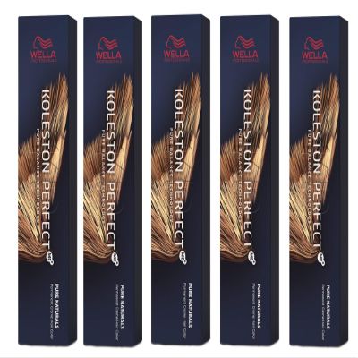 5-Pack Wella Koleston Perfect ME+ 7/0 Medium Blonde Natural 60 ml