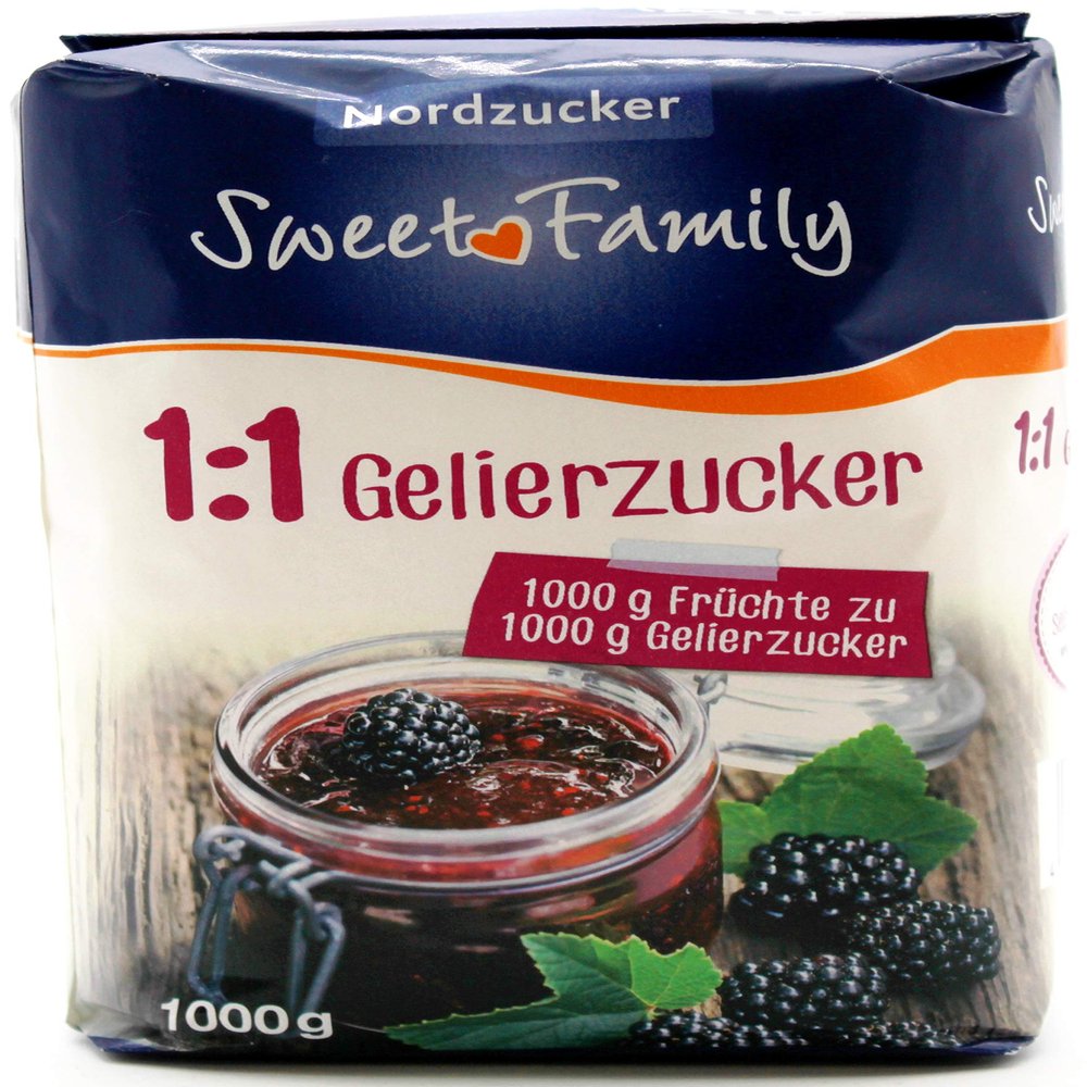 Nordzucker Sweet Family 1:1 Jam Sugar, 10-Pack (10 x 1 kg)