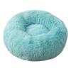 Chickwin Chickw1 Round Plush Dog Bed and Donut Cat Bed, Non-Slip Base, Green, 60 cm view 1