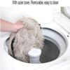 Chickwin Round Plush Donut Pet Bed, Non-Slip Base, Tie-Dye Gray, 60 cm view 3