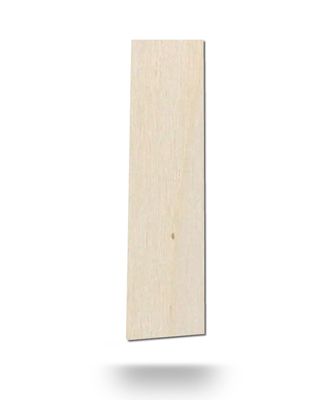 Kleenes Traumhandel Wooden Letter - Wooden Letter for Door Signs - Wooden Alphabet for Nursery, Living Room, and More - 7.5 cm, Uppercase I
