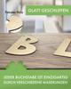 Kleenes Traumhandel Wooden Letter - Wooden Letter for Door Signs - Wooden Alphabet for Nursery, Living Room, and More - 7.5 cm, Uppercase I view 2