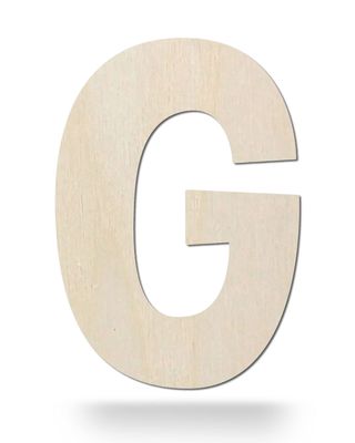 Kleenes Traumhandel Wooden Letter G, 60 cm, Uppercase