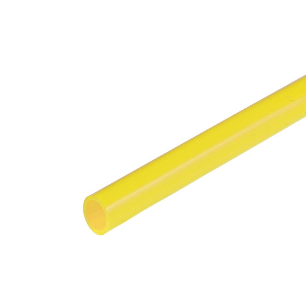 sourcing map Silicone Tubing 4 mm ID x 6 mm OD, 1 m, Yellow