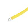 sourcing map Silicone Tubing 4 mm ID x 6 mm OD, 1 m, Yellow view 2