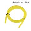 sourcing map Silicone Tubing 4 mm ID x 6 mm OD, 1 m, Yellow view 3