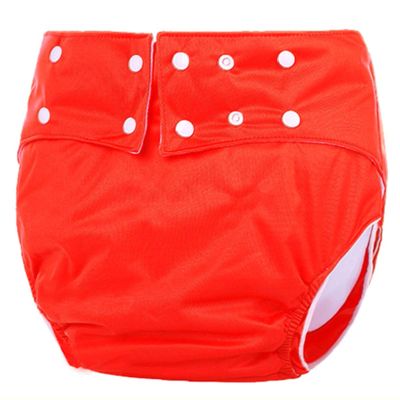 MJZYP Reusable Adult Diapers for Women and Men, Waterproof Washable Incontinence Briefs, One Size