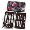 9-Piece Stainless Steel Manicure and Pedicure Set with Travel Case view 1