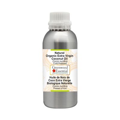 Greenwood Essential Organic Extra Virgin Coconut Oil, Cold-Pressed, 630 ml (21 oz)