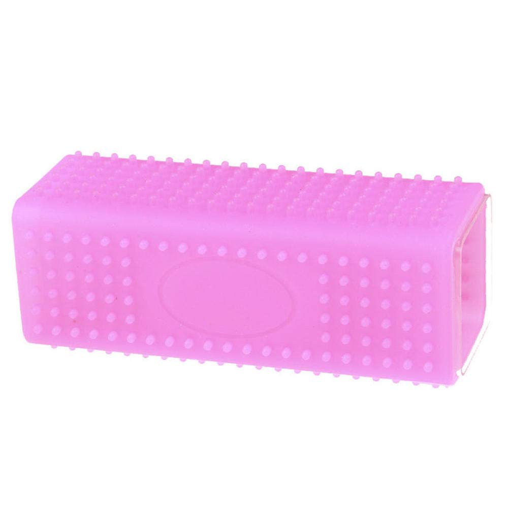 Pink Rubber Pet Hair Remover Grooming & Massage Brush, 1 Pc