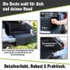 Dog Car Trunk Bed with Sill Protector, Removable Mat, White/Black, 100 x 90 x 38 cm view 2