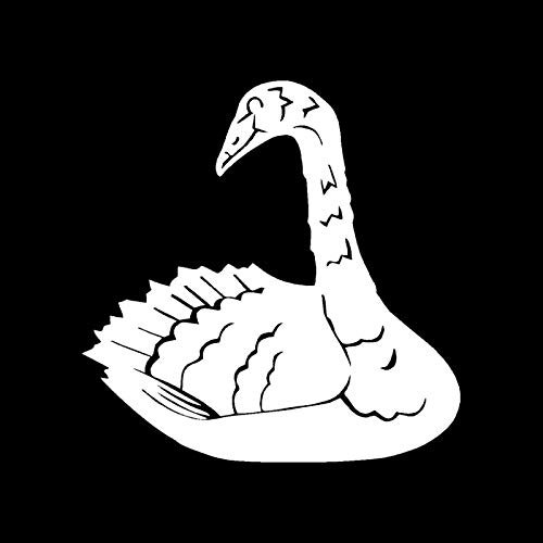 SUIFENG Swan Vinyl Car Decal, 15.4 x 15.5 cm