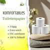Defacto Comfortable 3-Ply Toilet Paper, Soft and Tear-Resistant, FSC-Certified, Plastic-Free, 128 Rolls view 3