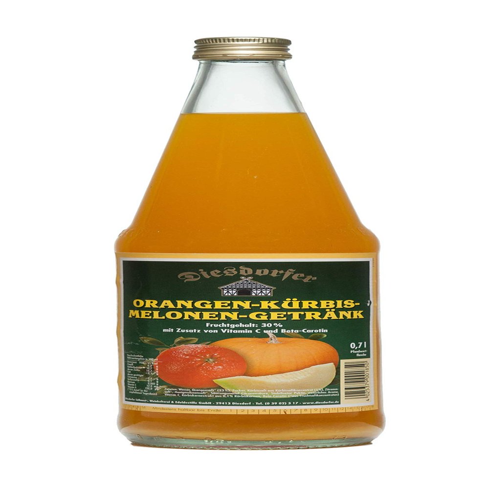 Diesdorfer Orange-Pumpkin-Melon Drink 0.7 L (6 x 0.7 L)