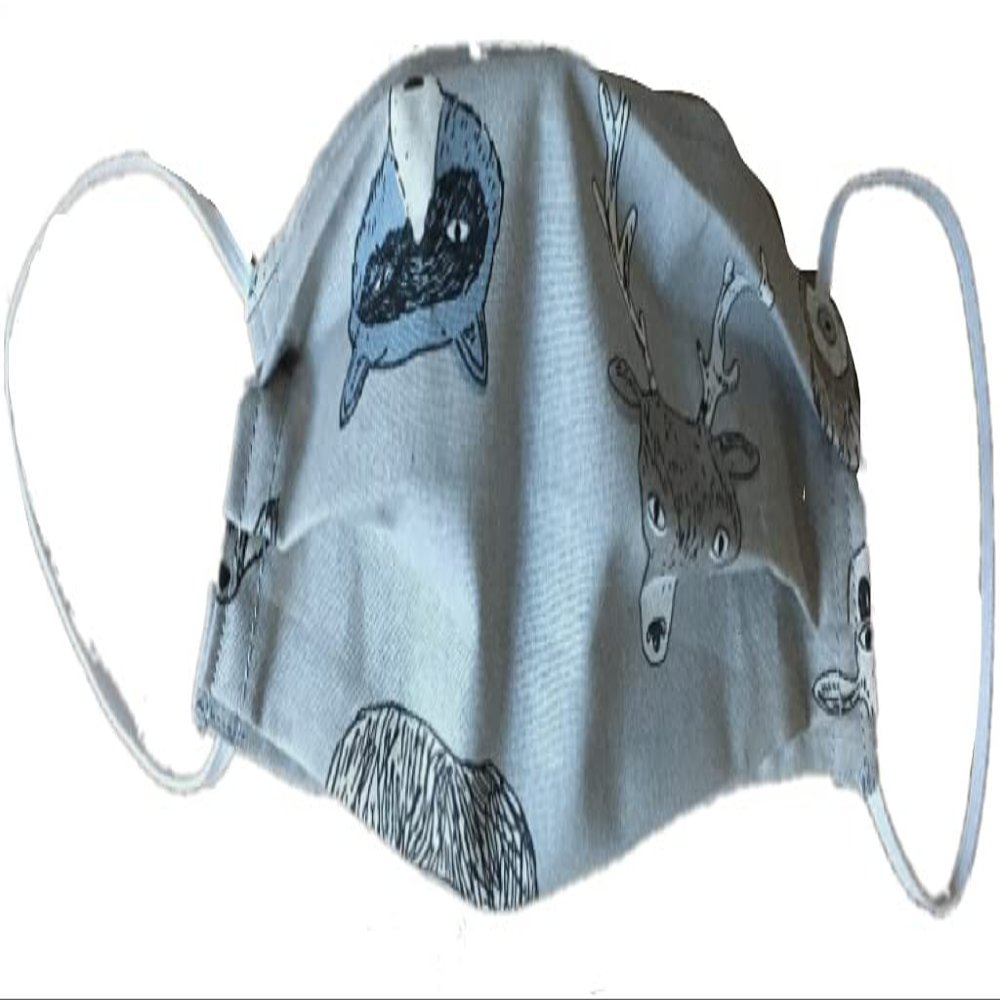 Single-Layer Summer Mouth and Nose Mask (Animals)