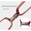 DLLY 360° Foldable Reading Glasses, Red, +1.00 view 4